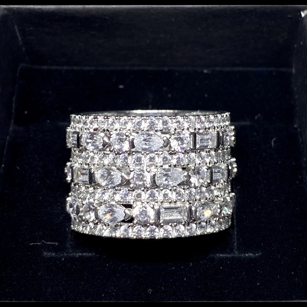 Ross-Simons CZ Multi Row Eternity Band
